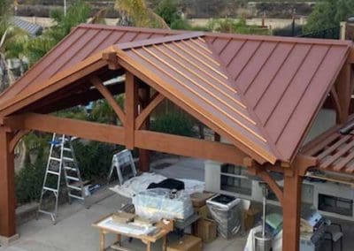 Commercial awning roofing by Gotcha Covered Roofing Company